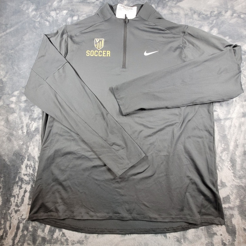 Nike Dri-FIT Element 1/2 Zip Soccer Top Anthracite‎ Grey DH4949-060 Mens XL